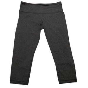 LULULEMON Athletica Leggings Activewear Yoga Capri Length Gray Women’s Size 8